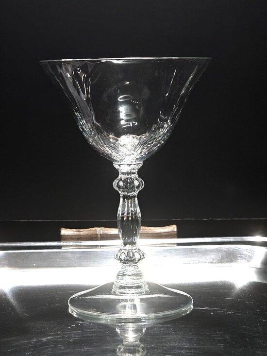 Cambridge Other - Cambridge Caprice Champagne Coupe sherbet cocktail 1950s Elegant Glass vtg mid c